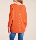 Designer-Oversizedpullover orange