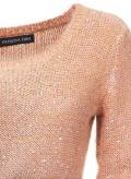 Designer-Paillettenpullover rose