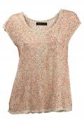 Designer-Paillettenshirt sand