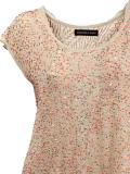 Designer-Paillettenshirt sand