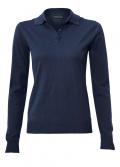 Designer-Polopullover marine