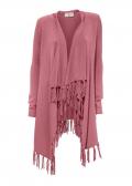 Designer-Ponchocardigan mauve