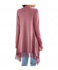 Designer-Ponchocardigan mauve