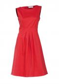 Designer-Prinzesskleid tomatenrot Gr. 40