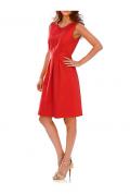 Designer-Prinzesskleid tomatenrot Gr. 40