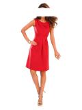 Designer-Prinzesskleid tomatenrot Gr. 40