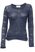 Designer-Pullover blau