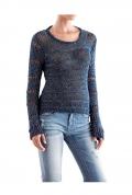 Designer-Pullover blau