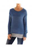 Designer-Pullover bleu