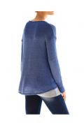 Designer-Pullover bleu