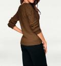 Designer-Pullover camel