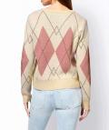 Designer-Pullover champagner-bunt