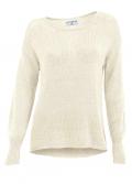 Designer-Pullover creme Gr. 42