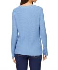 Designer-Pullover eisblau