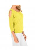 Designer-Pullover gelb