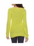 Designer-Pullover gelb