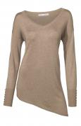 Designer-Pullover mit Kaschmir camel