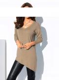 Designer-Pullover mit Kaschmir camel