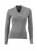 Designer-Pullover mit Kaschmir grau