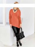 Designer-Pullover mit Kaschmir mandarin