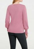 Designer-Pullover mit Spitze smokerose