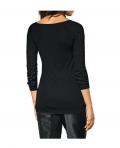 Designer-Pullover mit Strass schwarz