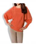 Designer-Pullover orange  Gr. 40