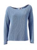 Designer-Pullover rauchblau