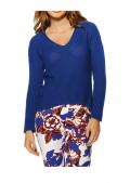 Designer-Pullover royalblau