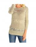 Designer-Pullover sand