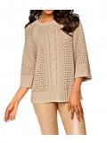 Designer-Pullover sand