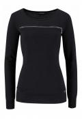 Designer-Pullover schwarz