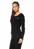 Designer-Pullover schwarz