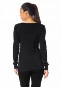 Designer-Pullover schwarz