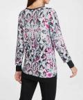 Designer-Pullover schwarz-bunt