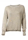 Designer-Pullover silber-gold