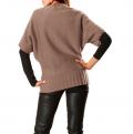 Designer-Pullover taupe