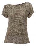 Designer-Pullover taupe Gr. 42