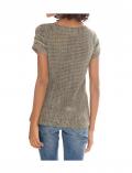 Designer-Pullover taupe Gr. 42