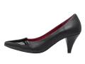 Designer-Pumps schwarz