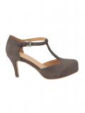 Designer-Pumps taupe