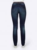 Designer-Push-up-Jeans mitStickerei blue-stone