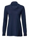 Designer-Rollkragenpullover marine