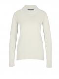 Designer-Rollkragenpullover mit Kaschmir offwhite