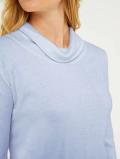 Designer-Rollkragenpullover mit Kschmir hellblau