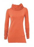 Designer-Rollkragenpullover orange