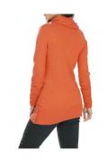 Designer-Rollkragenpullover orange