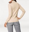 Designer-Rollkragenpullover sand