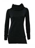 Designer-Rollkragenpullover schwarz