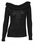 Designer-Rollkragenpullover schwarz